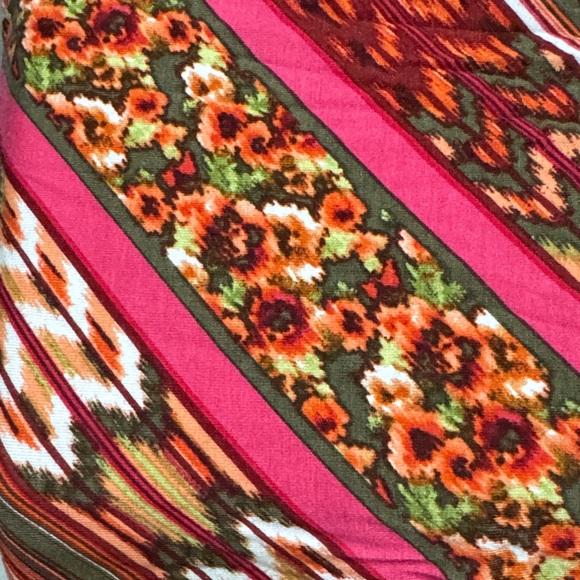 Ruby Rd. Multicolor Striped V-Neck Blouse - Picture 3 of 3